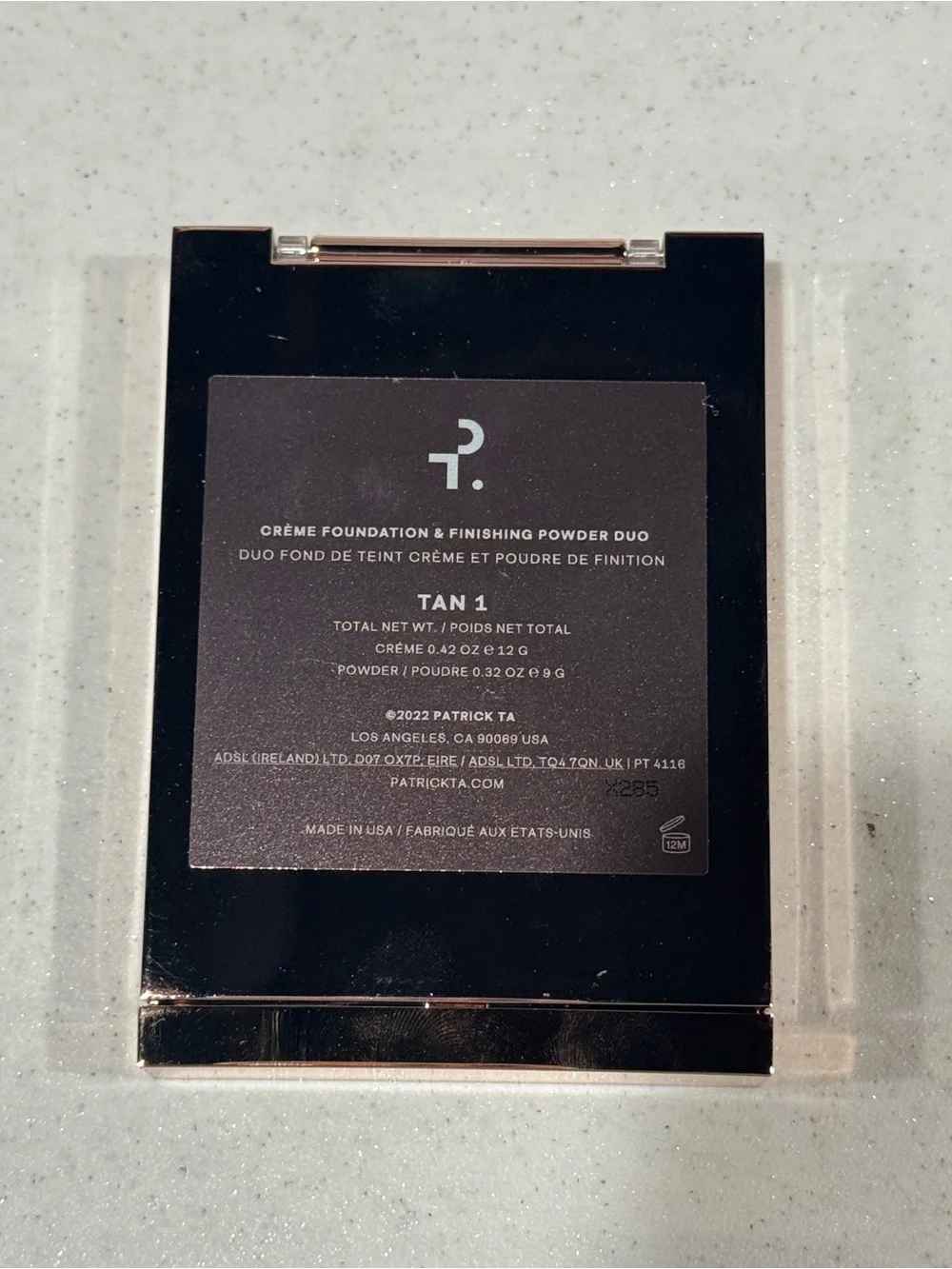 Patrick Ta Cream Foundation & Finishing Powder Duo - Tan 1